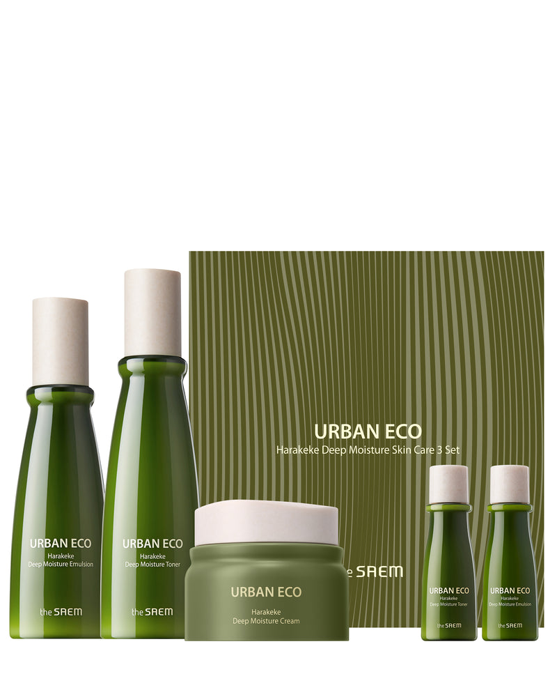 Urban Eco Harakeke Deep Moisture Skin Care 3 Set