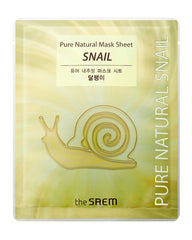PURE NATURAL MASK SHEET Snail